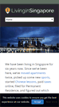 Mobile Screenshot of livinginsingapore.org